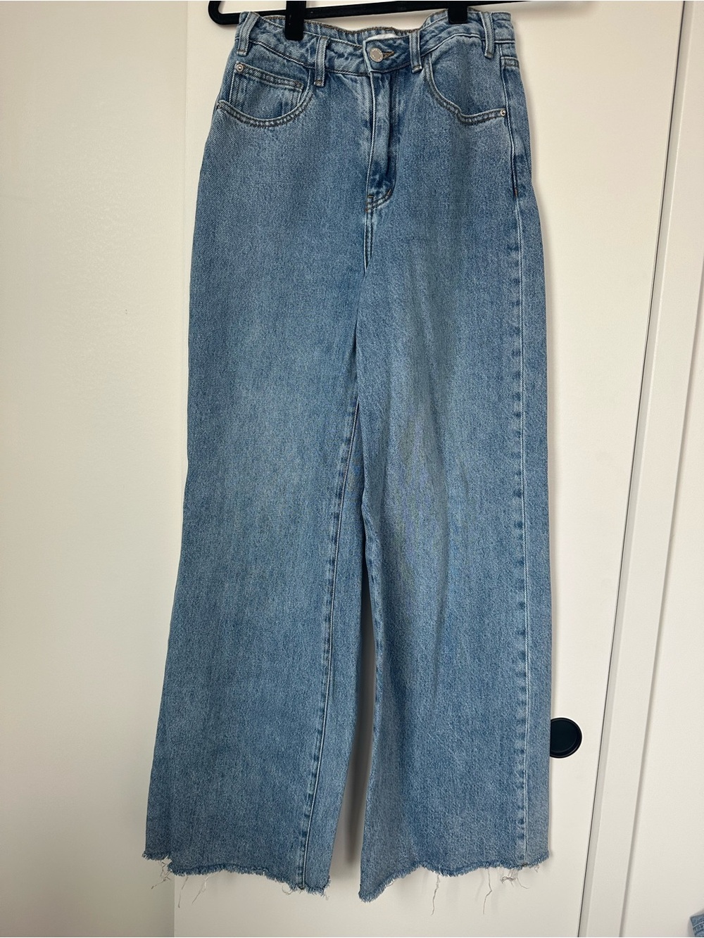 WeWoreWhat Wide-Leg Jeans in Light Blue Wash
